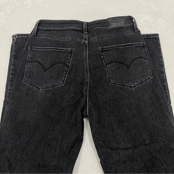 LEVI’S Women’s 721 High Rise Skinny Jeans - distressed black, size W29 L28 - Picture 5 of 12